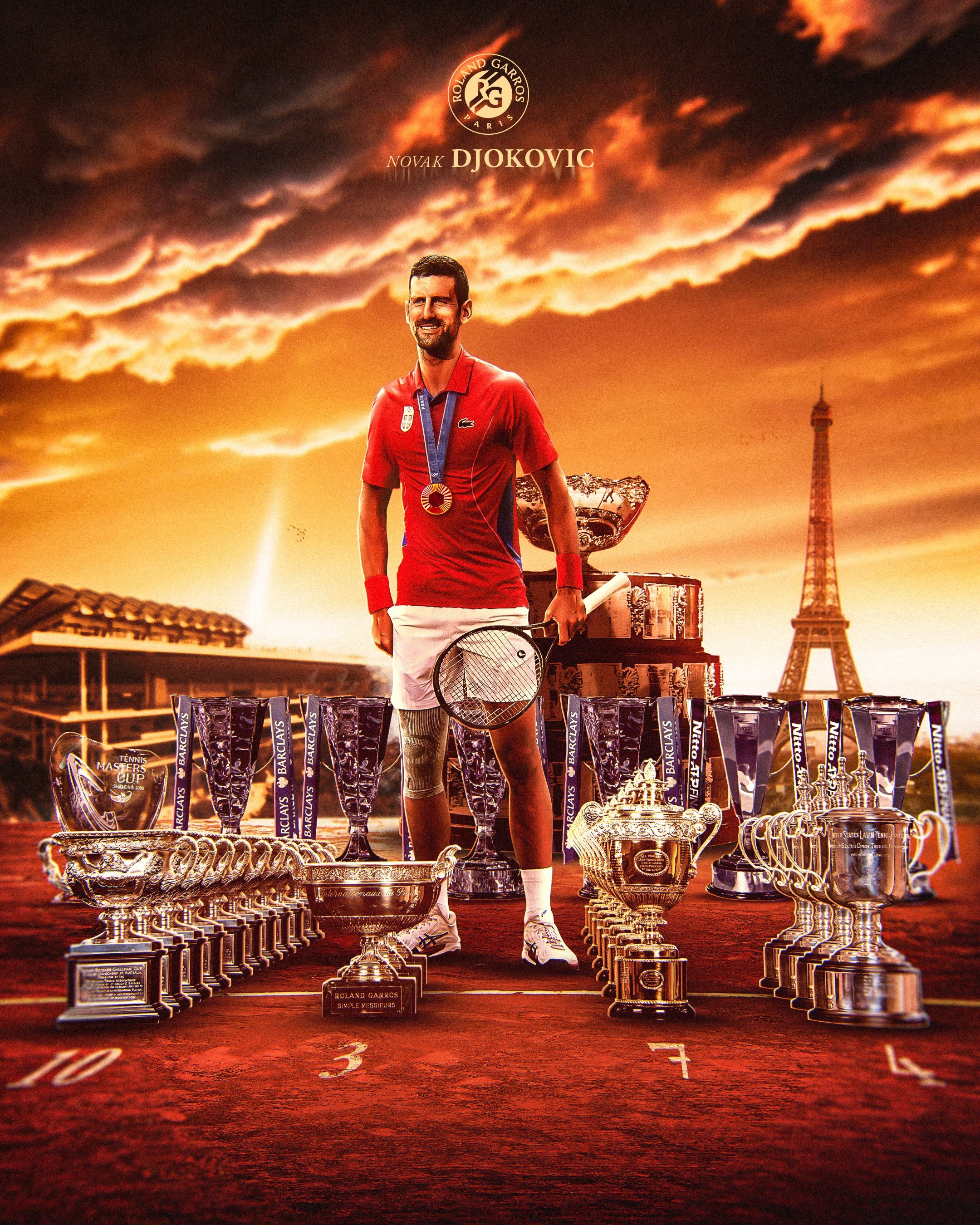 关于德国网球队险胜美国网球队，德约科维奇高光表现的信息